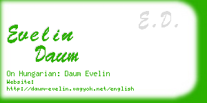 evelin daum business card